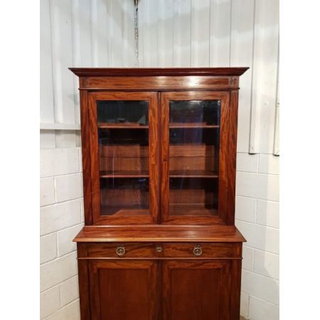 Britischer Regency Bücherschrank Mahagoni antik 1820