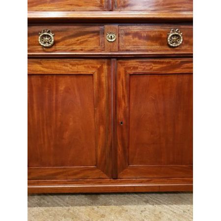 Britischer Regency Bücherschrank Mahagoni antik 1820