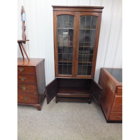 Antiker englischer Eichen Bücherschrank ca 1920