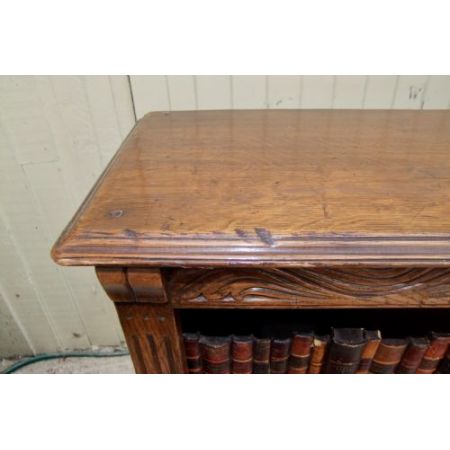 Antikes englisches Eichen Bücherregal ca 1920