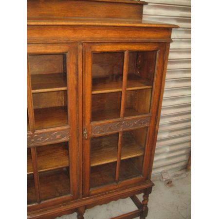 Englisches antikes Eichen Bücherregal ca 1920