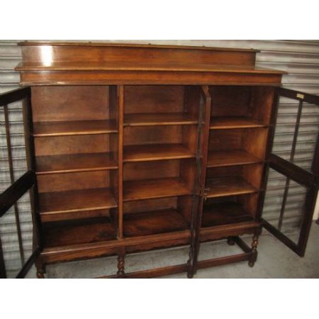 Englisches antikes Eichen Bücherregal ca 1920