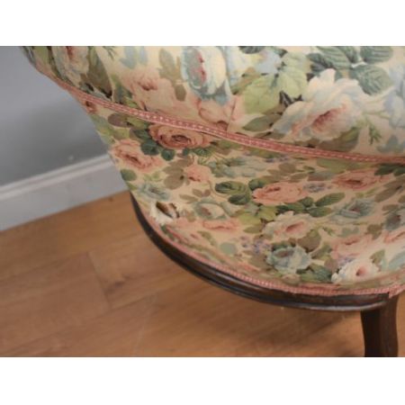 Viktorianische antike Nussbaum Chaiselongue britisch ca 1870