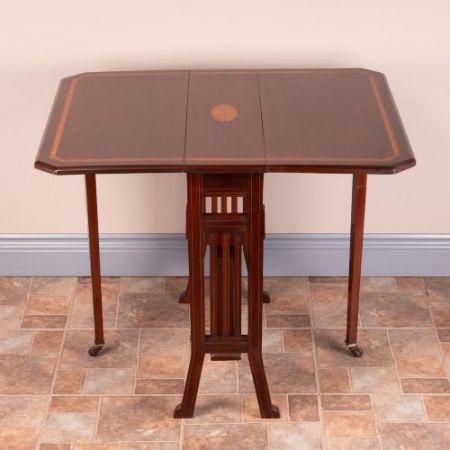 Antiker edwardianischer Mahagoni Tisch englisch ca 1890