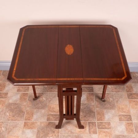 Antiker edwardianischer Mahagoni Tisch englisch ca 1890