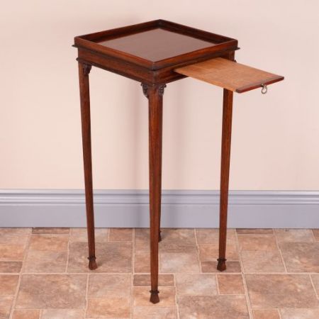 Antiker Mahagoni Beistelltisch britisch ca 1920