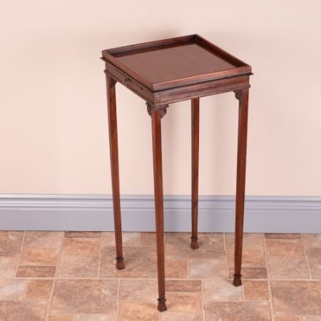 Antiker Mahagoni Beistelltisch britisch ca 1920