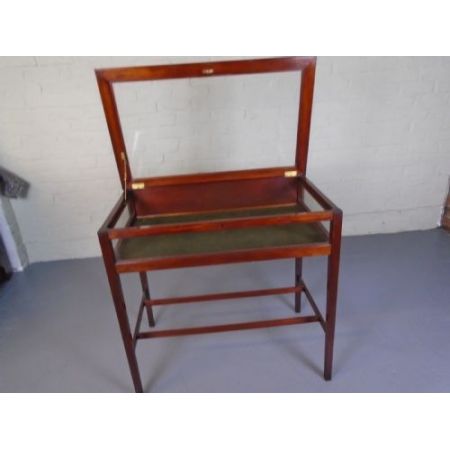 Edwardianischer antiker Mahagoni Beistelltisch Vitrinentisch ca 1905