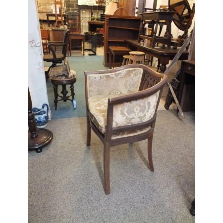 Edwardianischer Stuhl Mahagoni antik britisch ca 1890