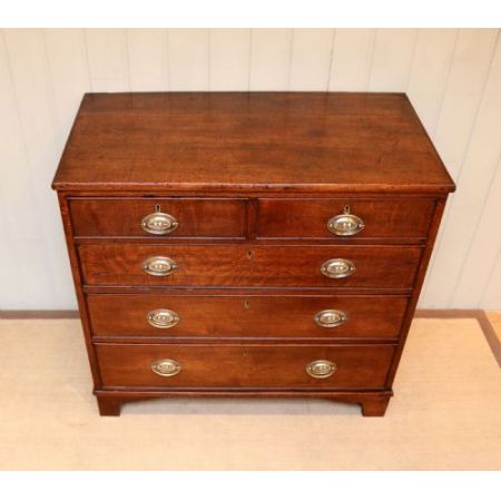 Georgianische antike Eichen Kommode britisch ca 1820