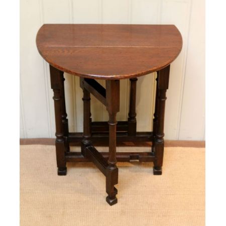 Antiker Eichen Tisch Gateleg britisch ca 1900