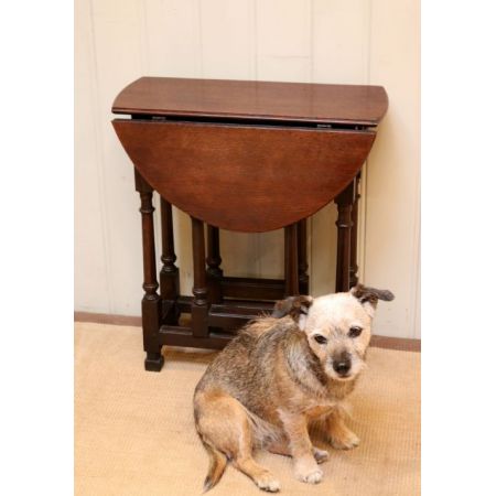 Antiker Eichen Tisch Gateleg britisch ca 1900