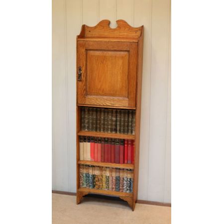 Antiker britischer Eichen Bücherschrank ca 1910