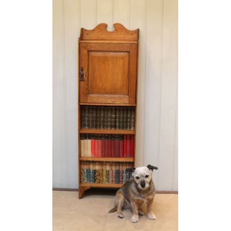 Antiker britischer Eichen Bücherschrank ca 1910