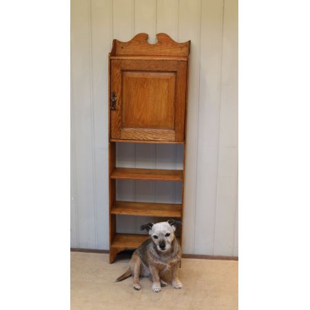 Antiker britischer Eichen Bücherschrank ca 1910