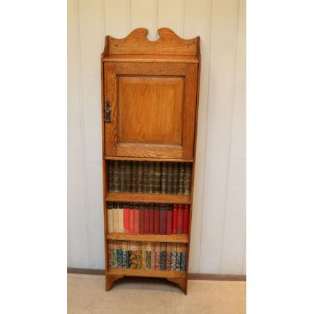 Antiker britischer Eichen Bücherschrank ca 1910