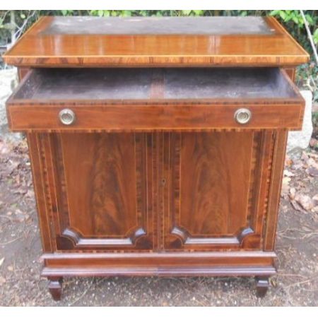 Edwardianischer antiker Mahagoni Bücherschrank englisch ca 1900