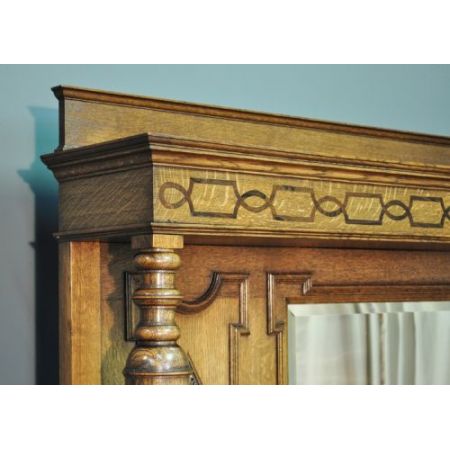 Viktorianisches antikes Eichen Sideboard britisch ca 1860