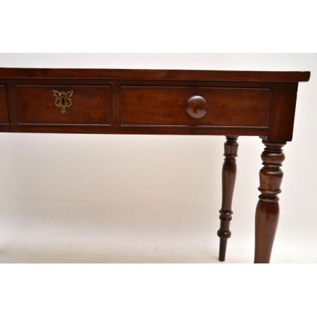 Antiker viktorianischer Mahagoni Schreibtisch britisch ca 1860