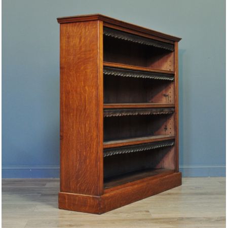 Antiker viktorianischer Eichen Bücherschrank ca 1860