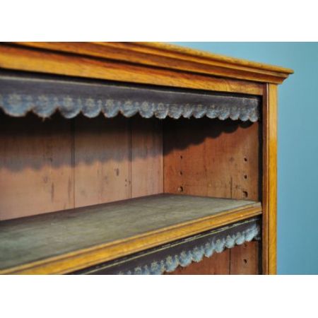 Antiker viktorianischer Eichen Bücherschrank ca 1860