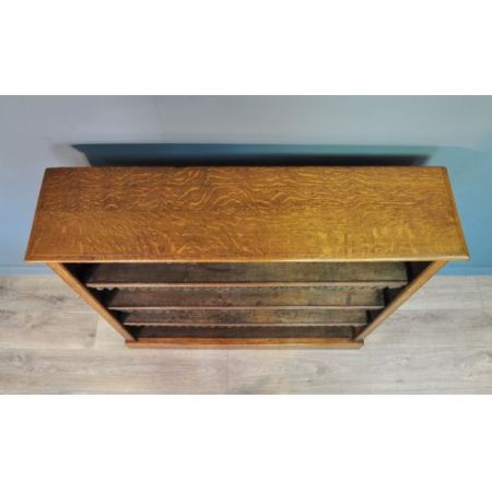 Antiker viktorianischer Eichen Bücherschrank ca 1860