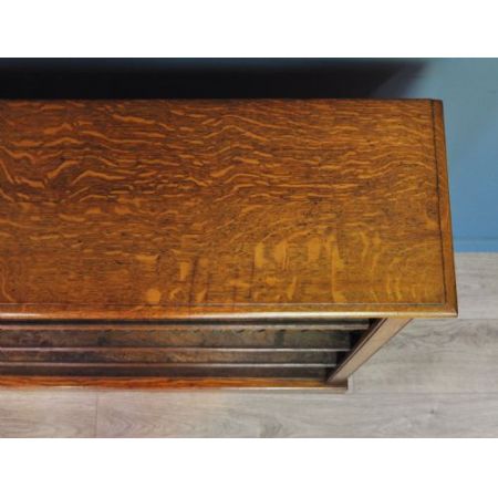 Antiker viktorianischer Eichen Bücherschrank ca 1860