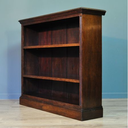 Viktorianisches antikes Eichen Bücherregal britisch ca 1860