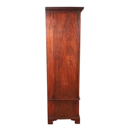 Georgianischer antiker Mahagoni Kleiderschrank ca 1800