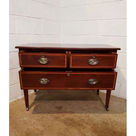 Edwardianische antike Mahagoni Kommode britisch ca 1900