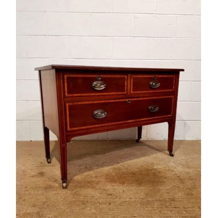 Edwardianische antike Mahagoni Kommode britisch ca 1900