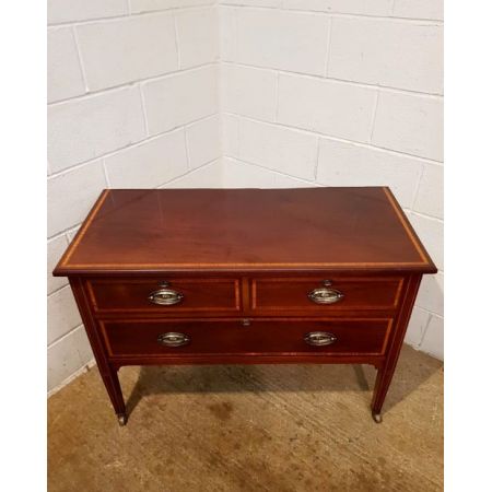 Edwardianische antike Mahagoni Kommode britisch ca 1900