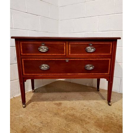 Edwardianische antike Mahagoni Kommode britisch ca 1900