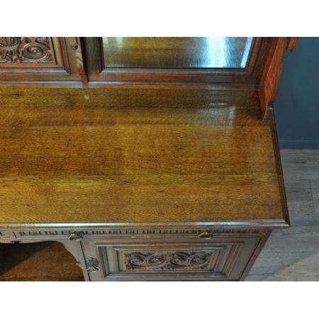 Viktorianisches antikes Eichen Sideboard britisch ca 1860