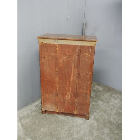 Viktorianische antike Wellington Kommode Nussbuam ca 1860