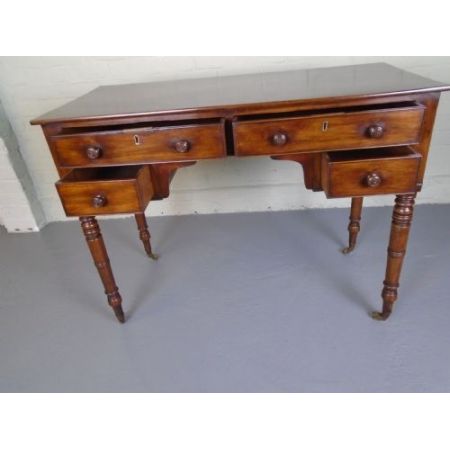 Antiker britischer Regency Mahagoni Schreibtisch ca 1810