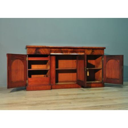 Antikes viktorianisches Mahagoni Sideboard britisch ca 1860