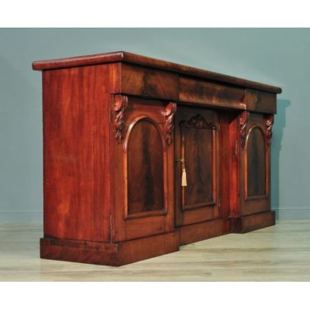 Antikes viktorianisches Mahagoni Sideboard britisch ca 1860