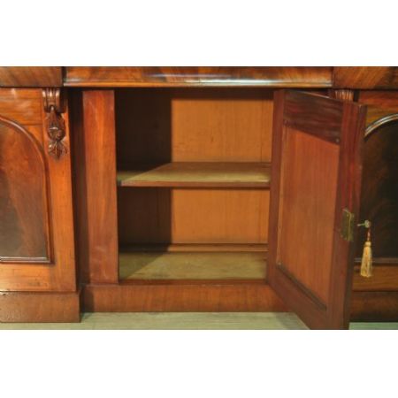 Antikes viktorianisches Mahagoni Sideboard britisch ca 1860