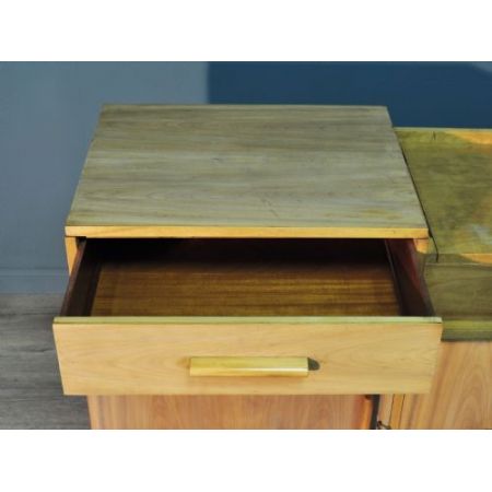 Antikes Art Deco Sideboard Nussbaum britisch ca 1930