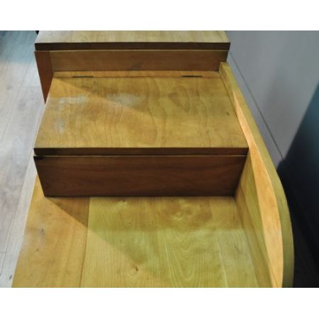 Antikes Art Deco Sideboard Nussbaum britisch ca 1930