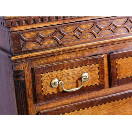 Antike britische Eichen Kommode ca 1780