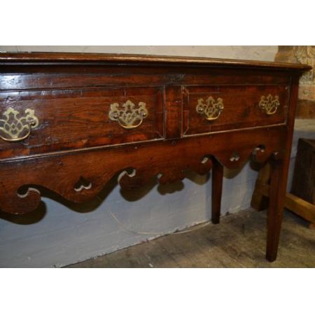 Antiker englischer Eichen Beistelltisch ca 1930