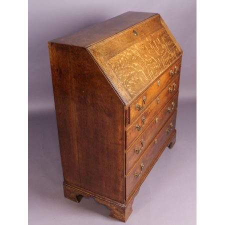 Georgianischer antiker Eichen Sekretär britisch ca 1760