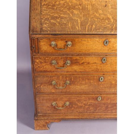 Georgianischer antiker Eichen Sekretär britisch ca 1760