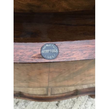 Antiker britischer Schrank Sideboard Nussbaum ca 1930