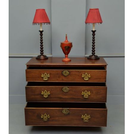 Georgianische antike Mahagoni Kommode britisch ca 1770