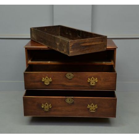 Georgianische antike Mahagoni Kommode britisch ca 1770