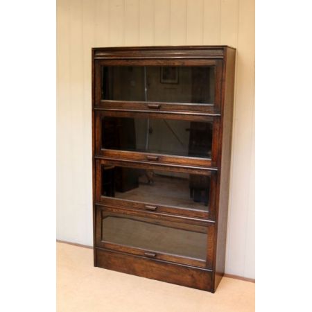 Antiker britischer Eichen Bücherschrank ca 1920