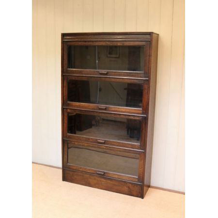 Antiker britischer Eichen Bücherschrank ca 1920
